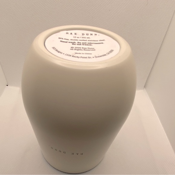 Rae Dunn ‘Soccer Mom’ Insulated Stainless Steel Wine Tumbler with lid, NWT - Picture 5 of 7